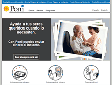 Tablet Screenshot of poni.mx